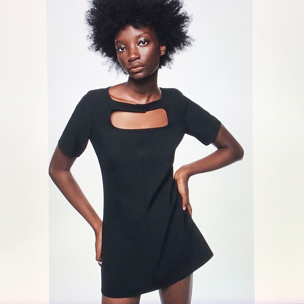 NWT Zara Black Mini Dress